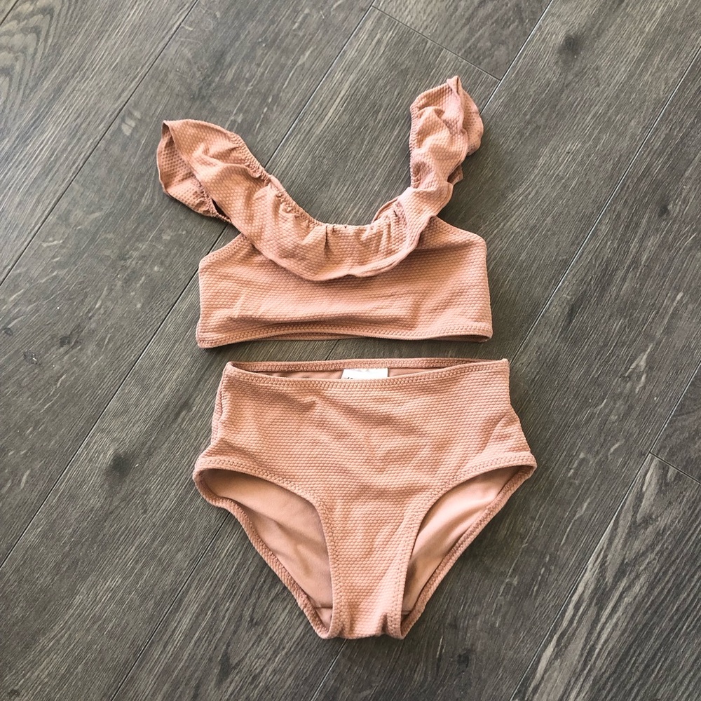 H&M Girls Textured Bikini Set | Size 4-6